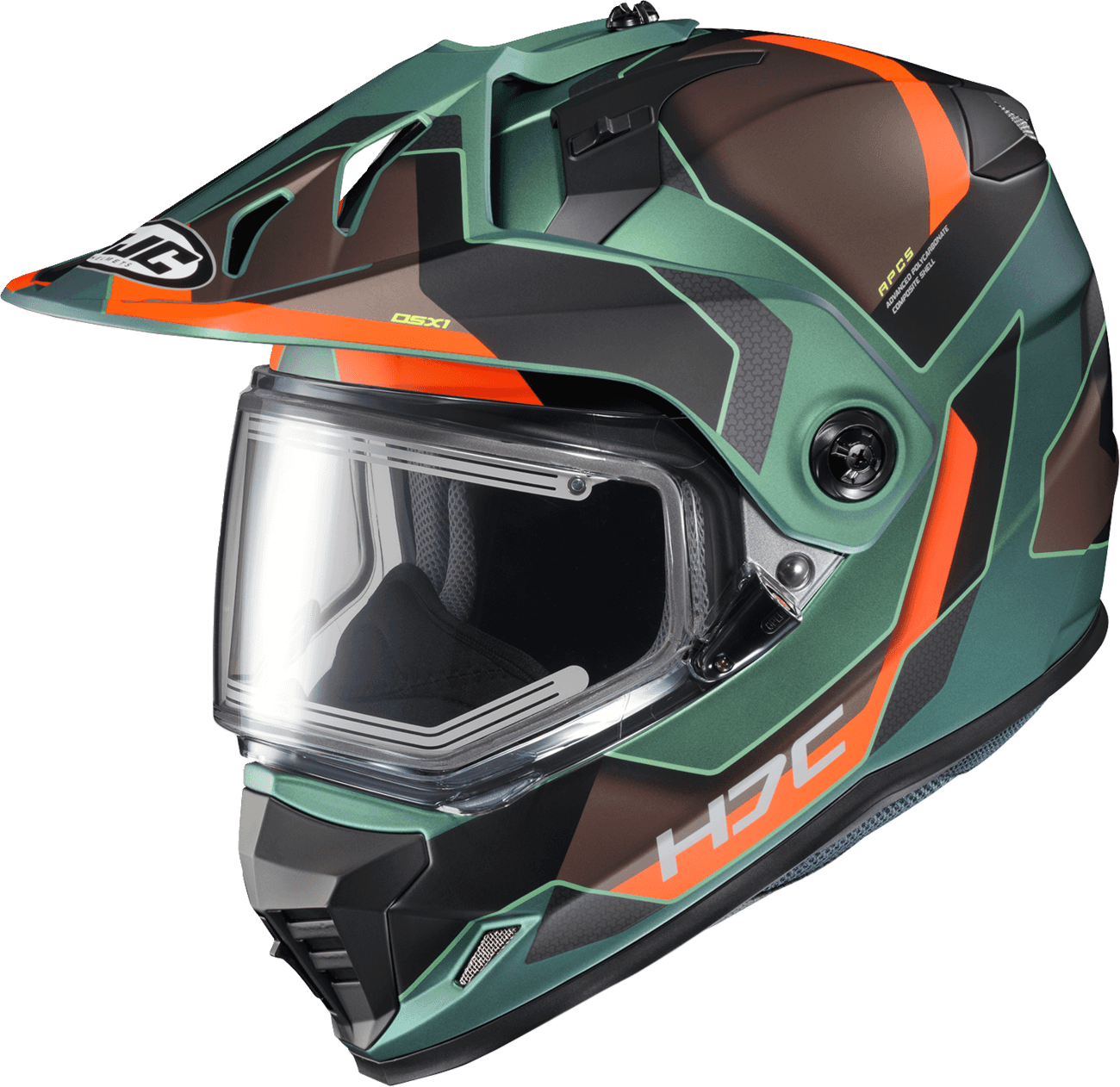 HJC 0121-1477 DS-X1 Snow Helmet - Electric - Synergy - MC47SF - Medium