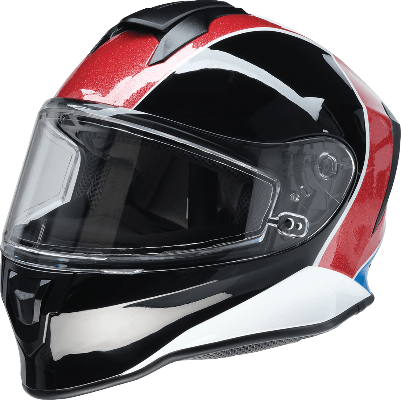 Z1R 0122-0134 Youth Warrant 2.0 Snow Helmet - Fresh Pow - Red/White/Blue - Large