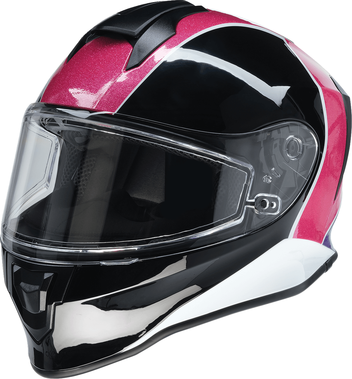 Z1R 0122-0135 Youth Warrant 2.0 Snow Helmet - Fresh Pow - Pink/Purple - Small