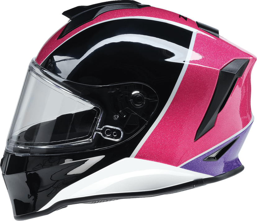 Z1R 0122-0137 Youth Warrant 2.0 Snow Helmet - Fresh Pow - Pink/Purple - Large — image 2 of 7