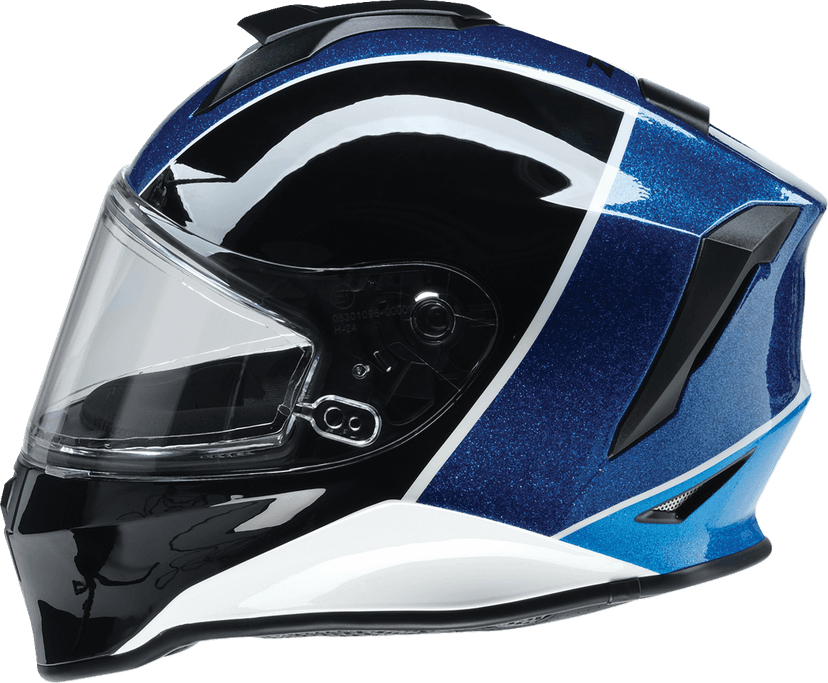 Z1R 0122-0139 Youth Warrant 2.0 Snow Helmet - Fresh Pow - Purple/Blue - Medium — image 2 of 6