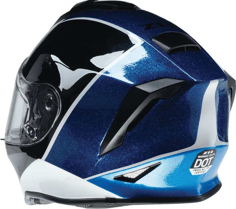 Z1R 0122-0139 Youth Warrant 2.0 Snow Helmet - Fresh Pow - Purple/Blue - Medium — image 3 of 6