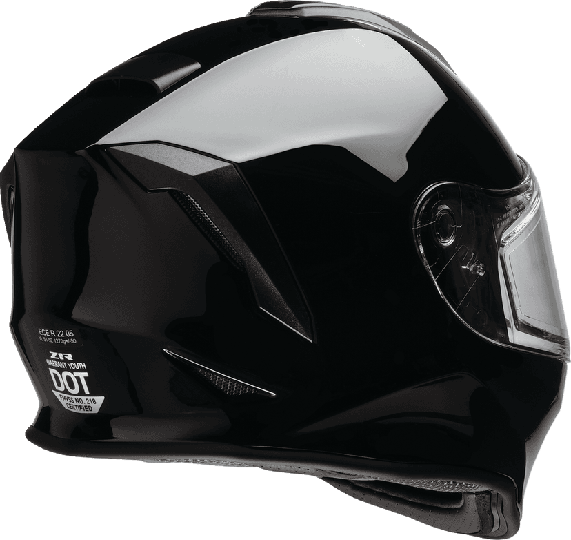 Z1R 0122-0141 Youth Warrant 2.0 Snow Helmet - Black - Small — image 3 of 3