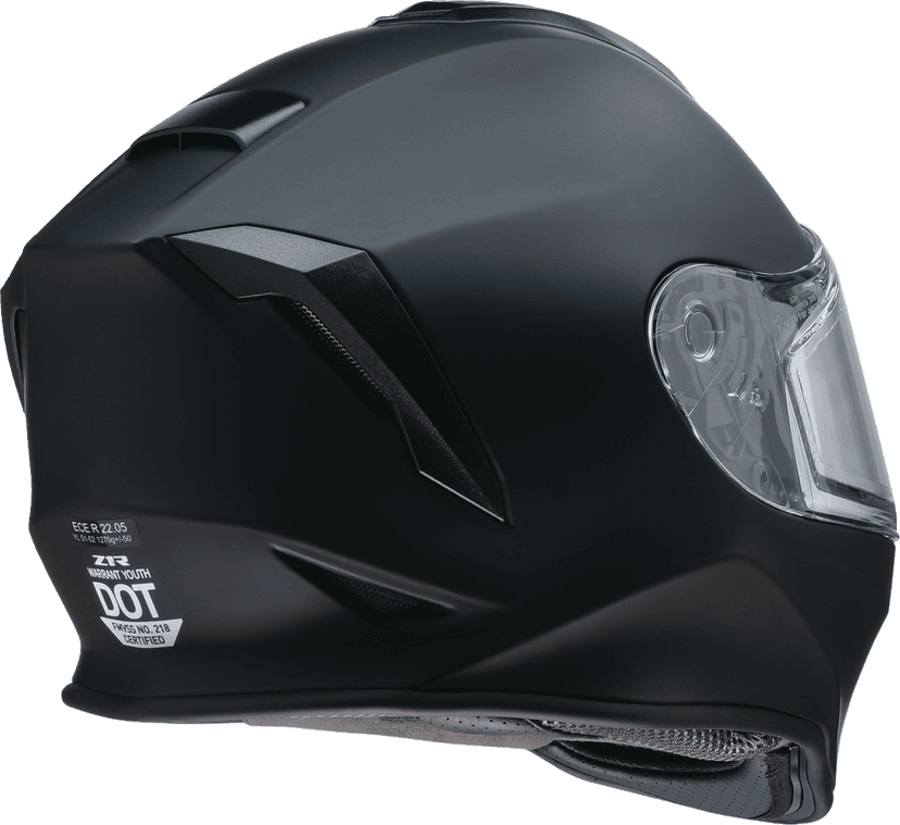 Z1R 0122-0145 Youth Warrant 2.0 Snow Helmet - Flat Black - Medium — image 3 of 3