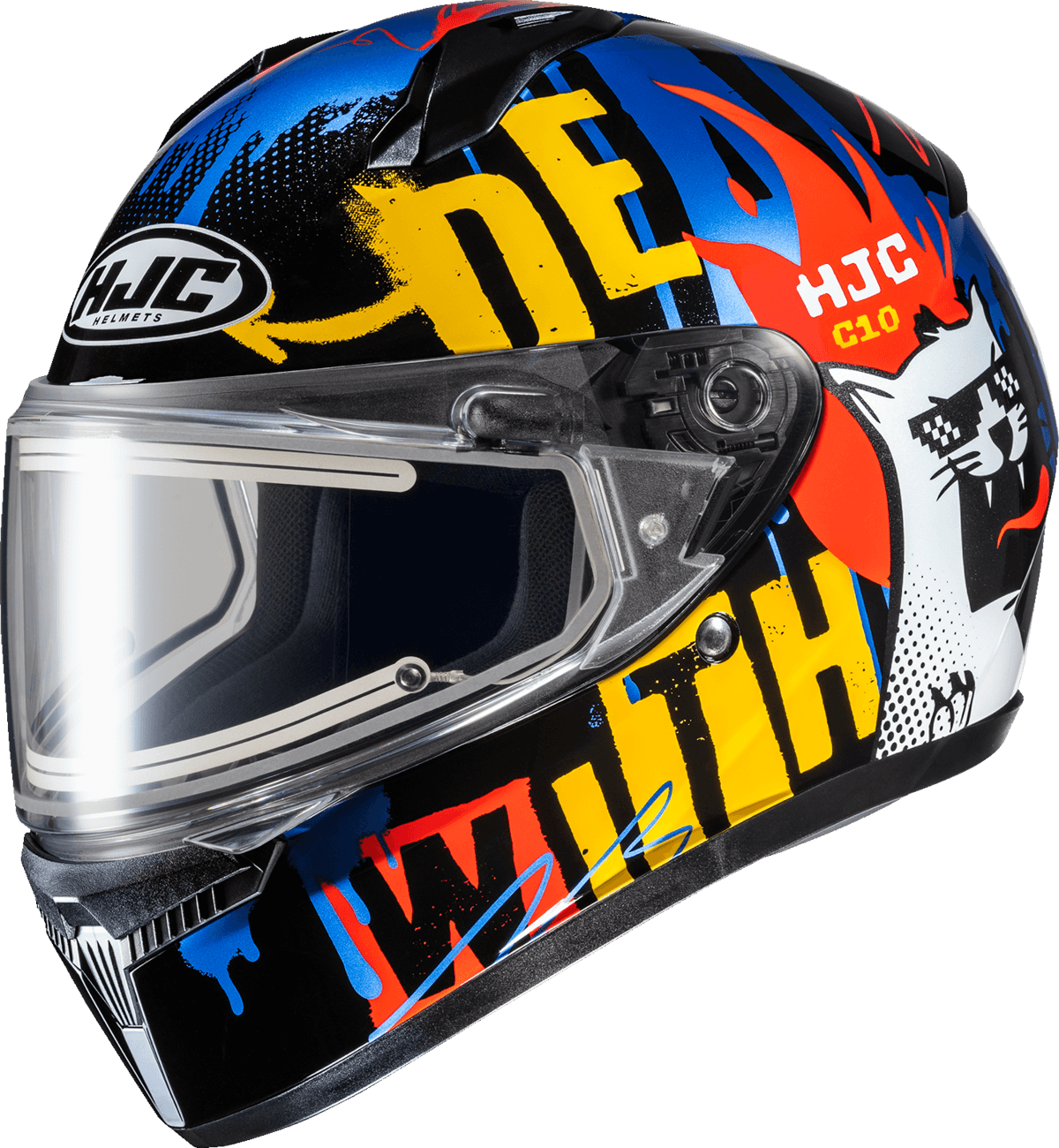 HJC 0122-0147 C10 Snow Helmet - Electric - FOP - MC23 - 3XS