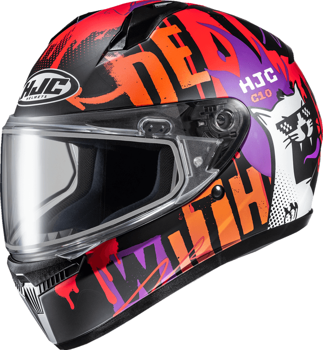 HJC 0122-0165 C10 Snow Helmet - Dual Pane - FOP - MC7SF - 2XS