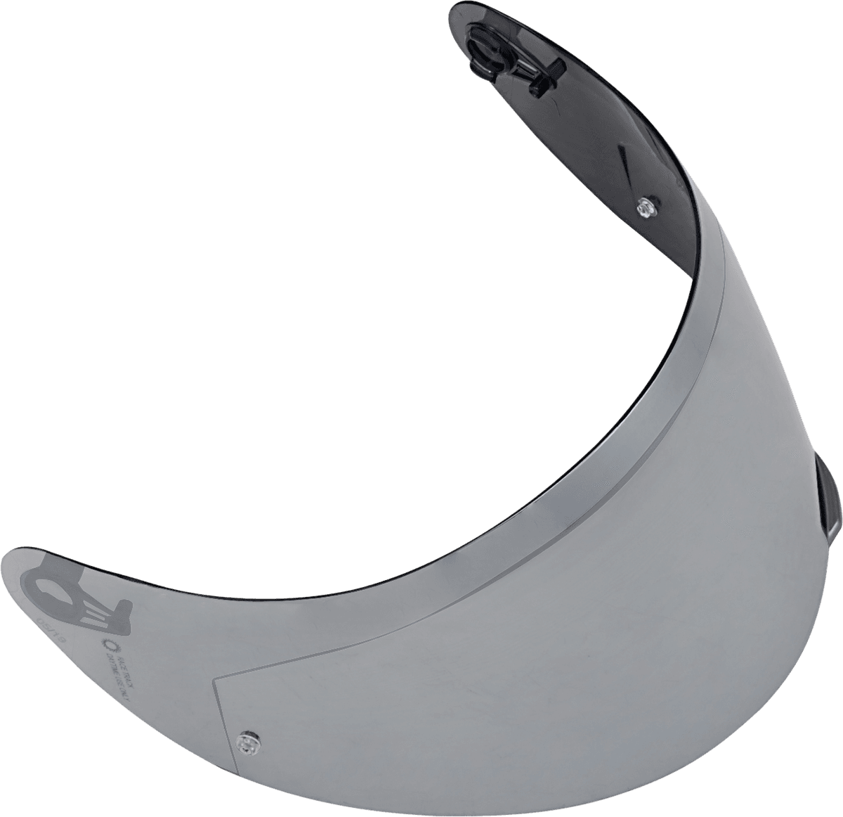 AGV 0130-0931 K1 S/K3 SV/K5 S Shield - Pinlock® 70 MaxVision™ Prepared - Iridium Silver - XS-MS