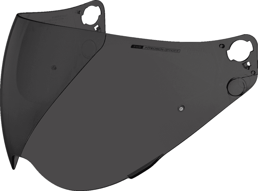 ICON 0130-0942 Precision Optics™ Shield - Variant Pro™ - Pinlock® Prepared - Dark Smoke — image 1 of 2