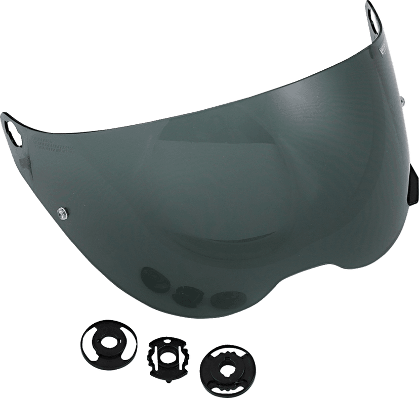 ICON 0130-0942 Precision Optics™ Shield - Variant Pro™ - Pinlock® Prepared - Dark Smoke — image 2 of 2