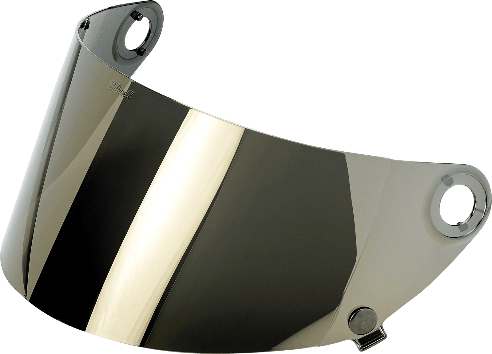 BILTWELL 0130-0956 Gringo S Shield - Gen 2 - Flat - Gold Mirror