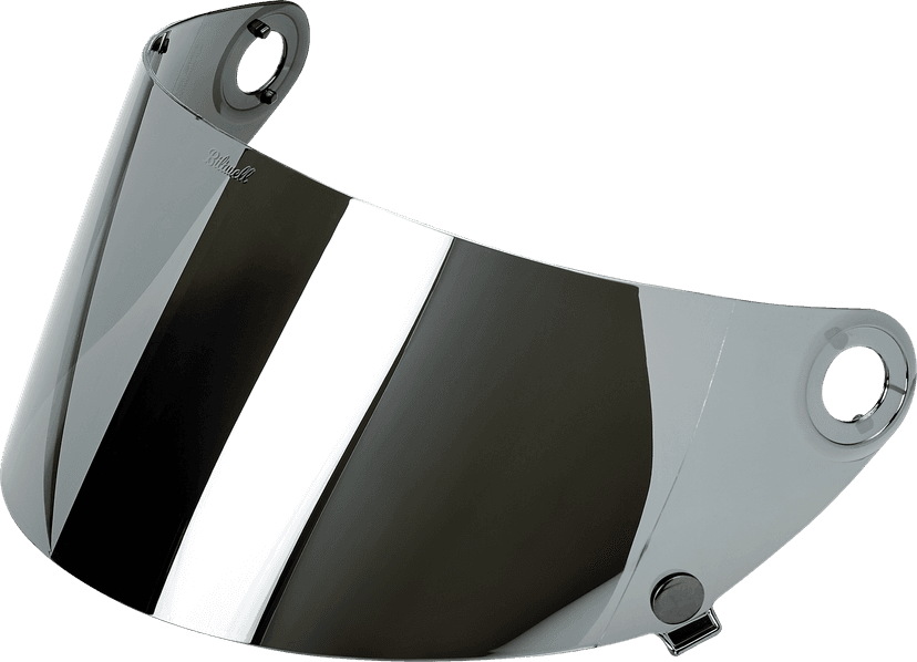 BILTWELL 0130-0957 Gringo S Shield - Gen 2 - Flat - Chrome Mirror — image 1 of 6