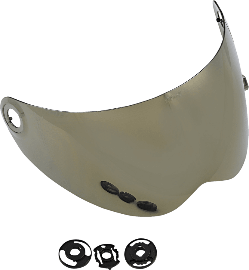 BILTWELL 0130-0963 Lane Splitter Shield - Gen 2 - Gold Mirror — image 2 of 6