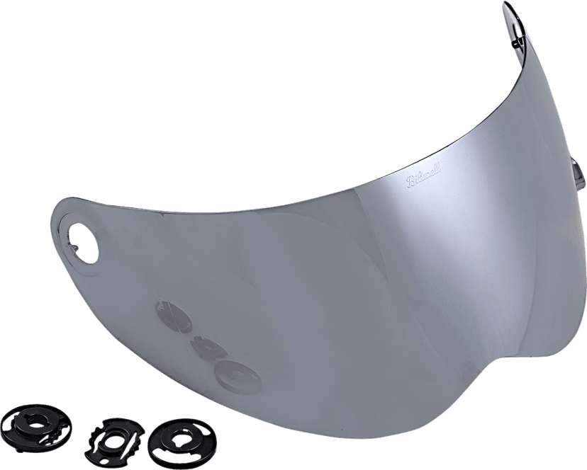 BILTWELL 0130-0964 Lane Splitter Shield - Gen 2 - Chrome Mirror — image 2 of 6