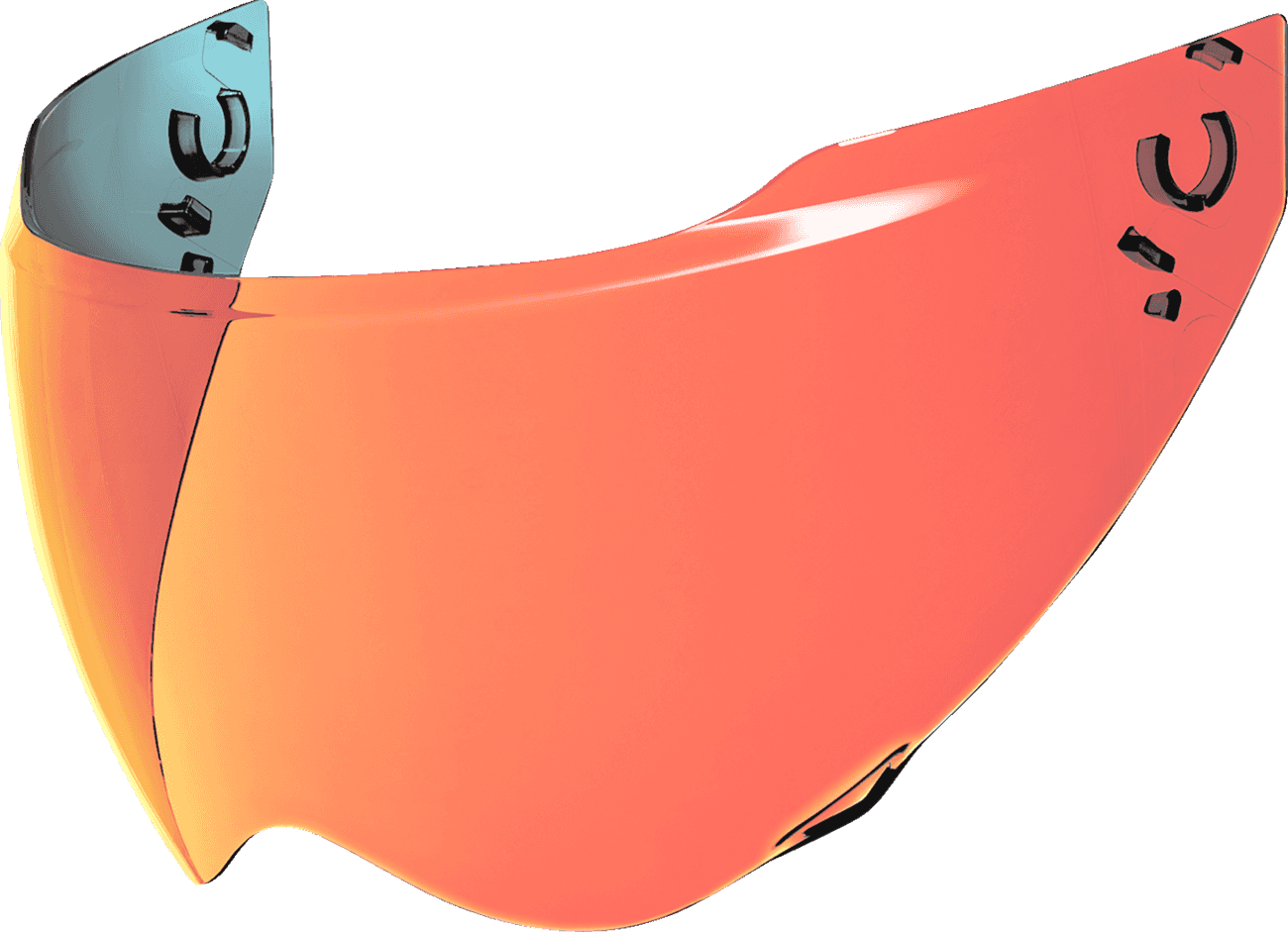 ICON 0130-1047 Domain™ Shield - 22.06 - RST Red