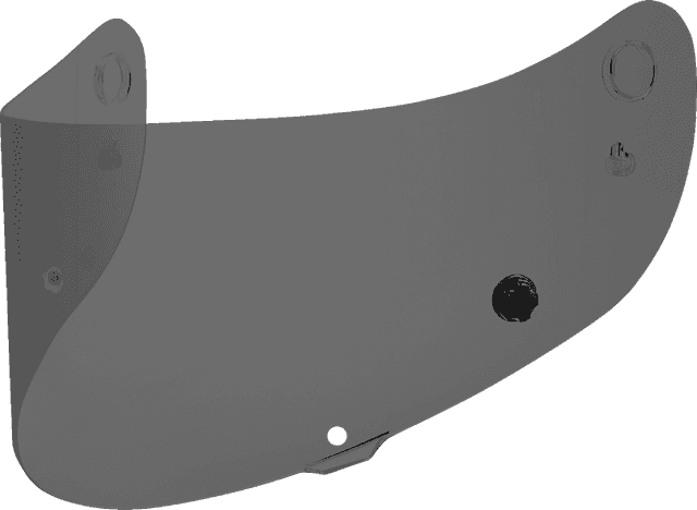 ICON 0130-1164 Optics™ Tracshield™ - Airmada/Airframe Pro/Airform™ - 22.06 - Dark Smoke