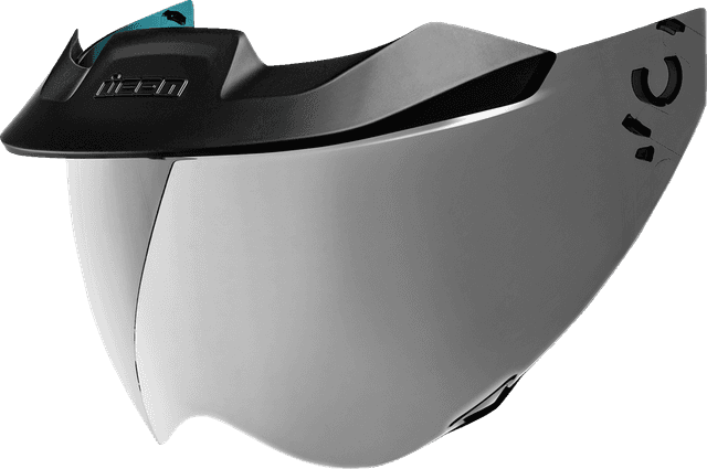 ICON 0130-1326 MotoShield™ Shield - Domain™ - Warboy Chrome