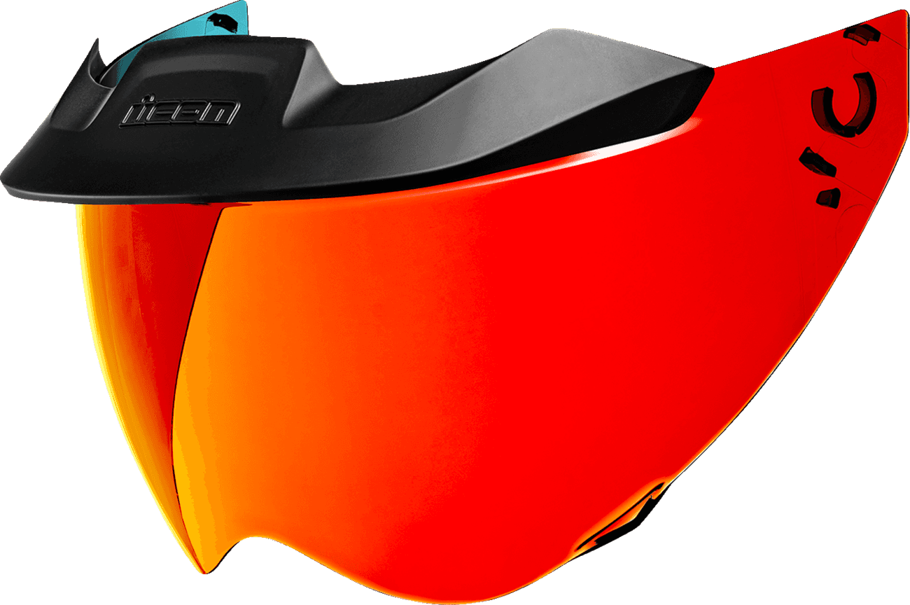 ICON 0130-1328 MotoShield™ Shield - Domain™ - Calypso Red