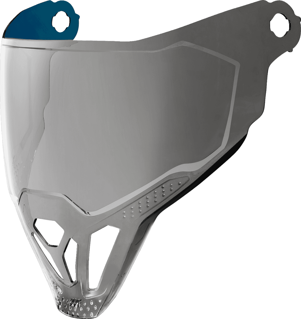 ICON 0130-1344 ForceShield™ Shield - Airflite™ - Warboy Chrome