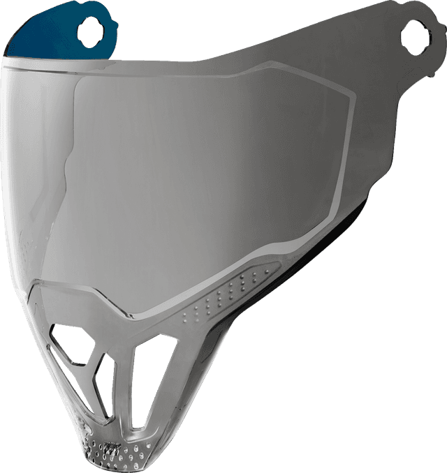 ICON 0130-1344 ForceShield™ Shield - Airflite™ - Warboy Chrome