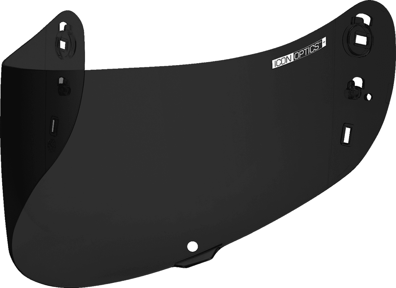 ICON 0130-1350 Optics™ Shield - Limo Black