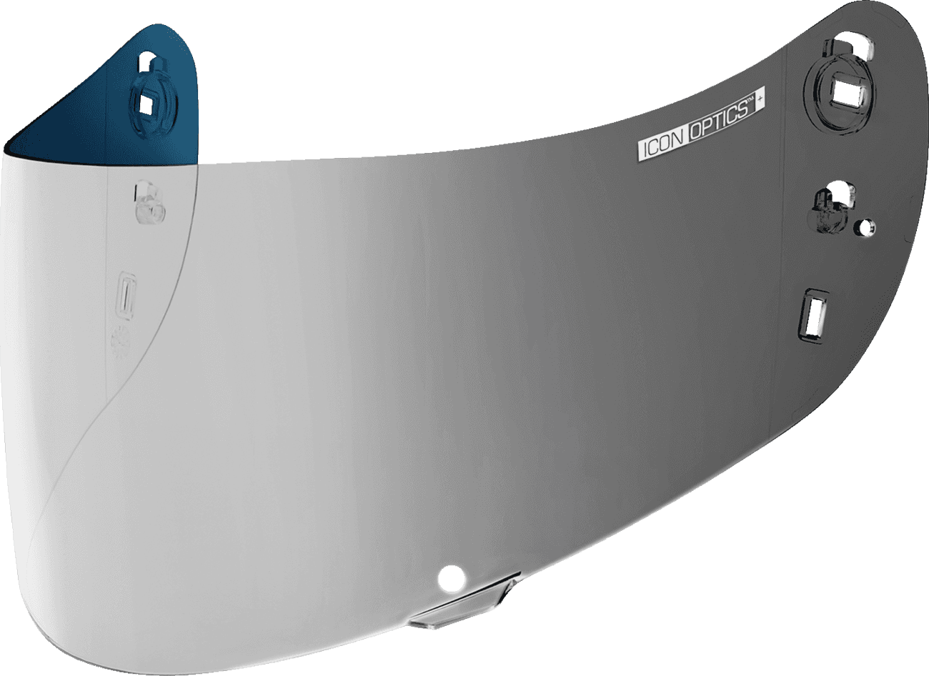 ICON 0130-1351 Optics™ Shield - Warboy Chrome