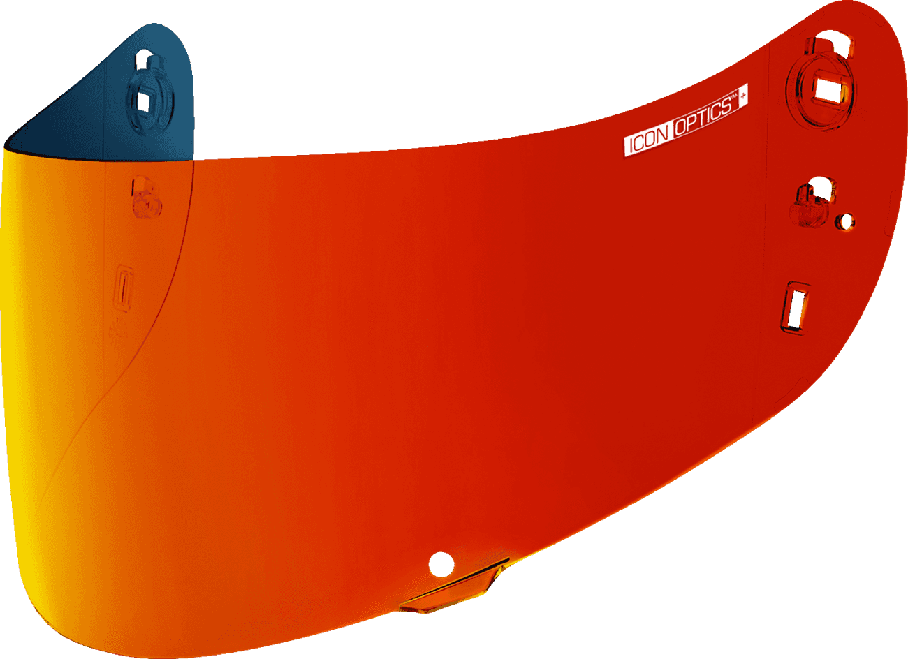 ICON 0130-1353 Optics™ Shield - Calypso Red