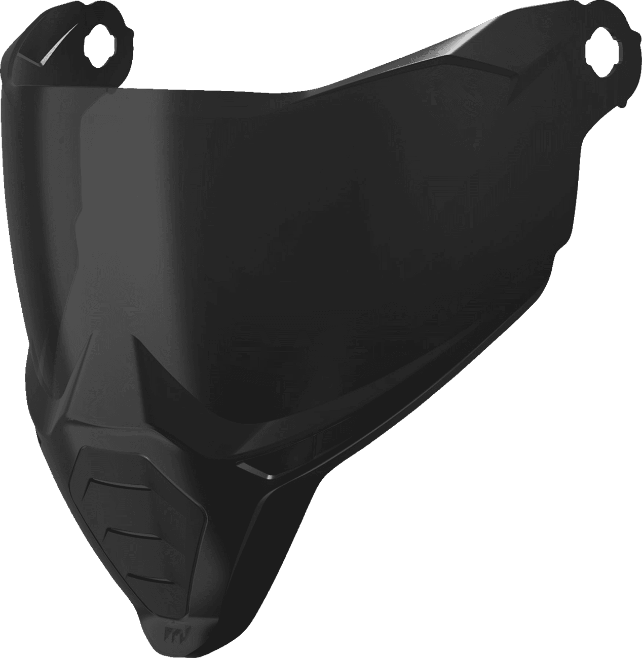 ICON 0130-1390 Ultrashield™ Shield - Ultraflite™ - Limo Black