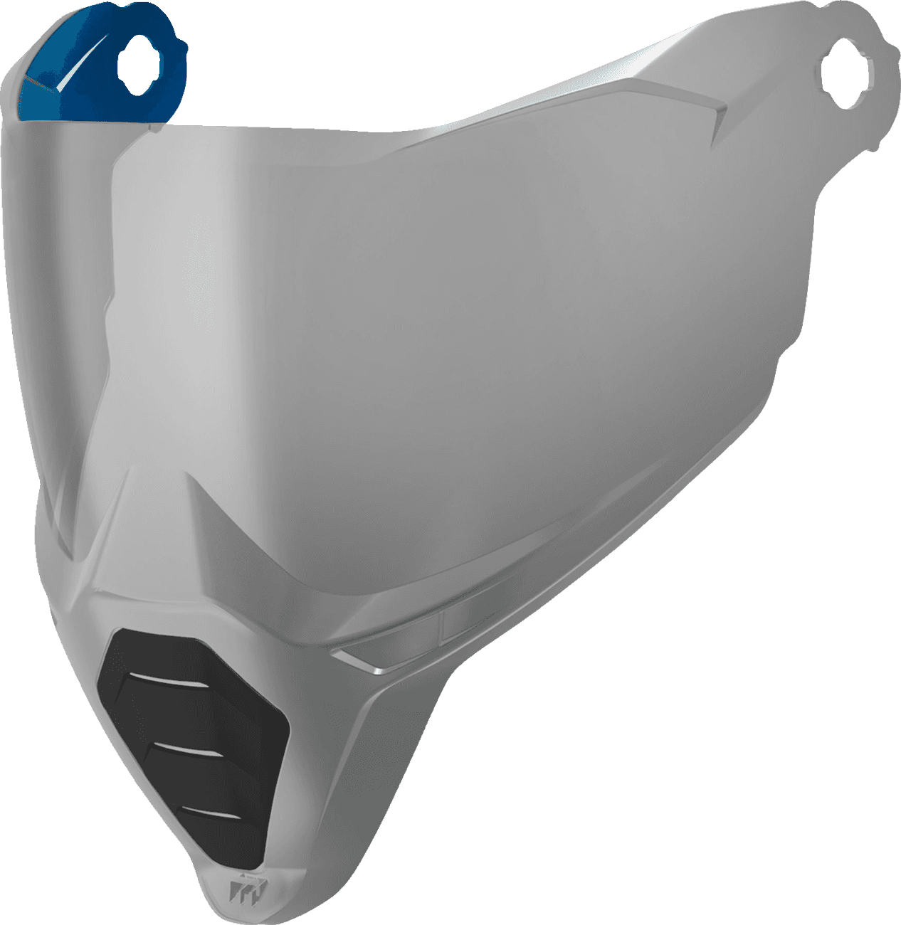 ICON 0130-1391 Ultrashield™ Shield - Ultraflite™ - Warboy Chrome