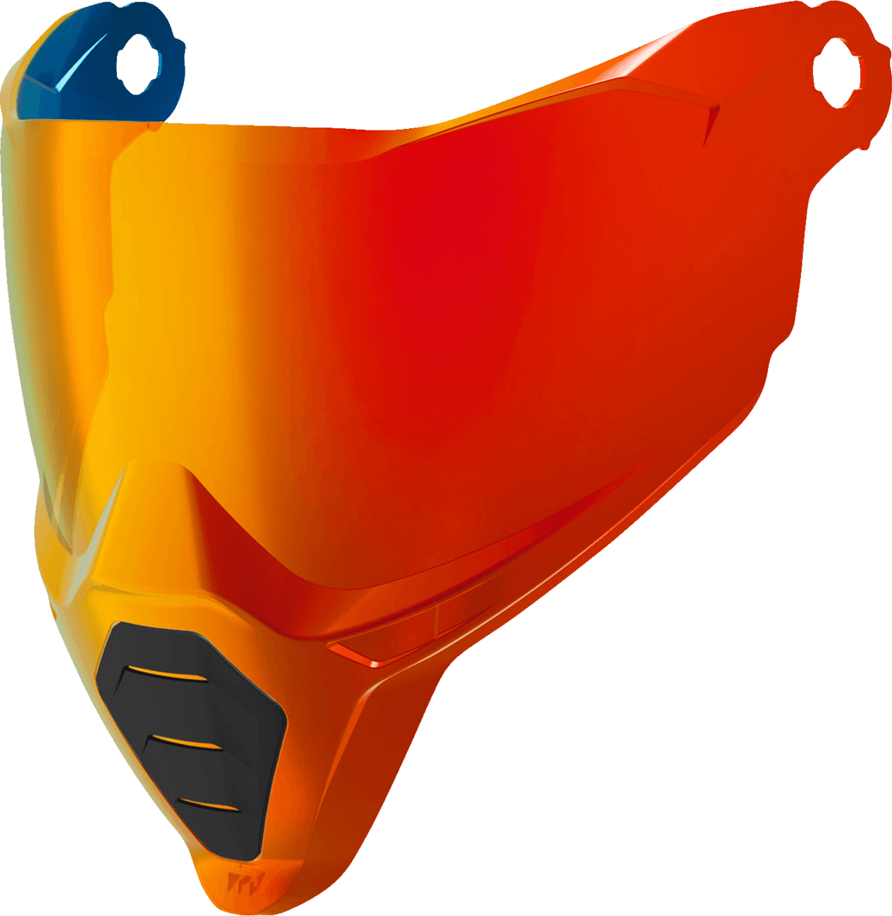 ICON 0130-1393 Ultrashield™ Shield - Ultraflite™ - Calypso Red