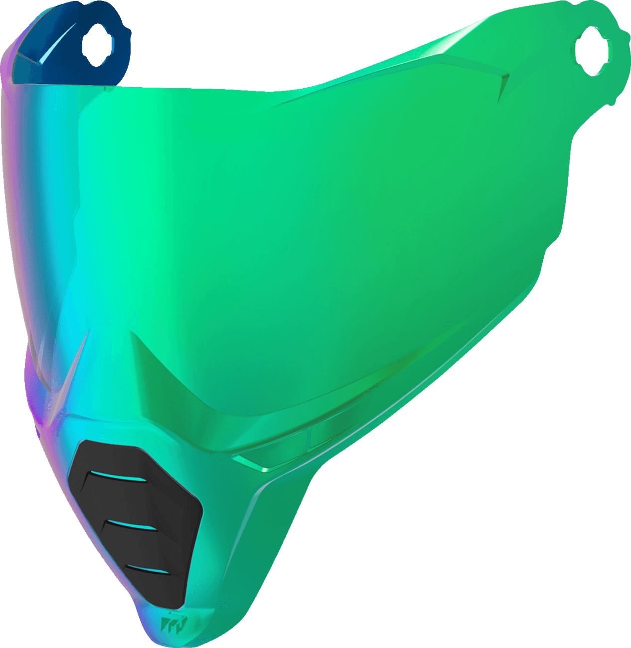 ICON 0130-1395 Ultrashield™ Shield - Ultraflite™ - Cashmoney Green