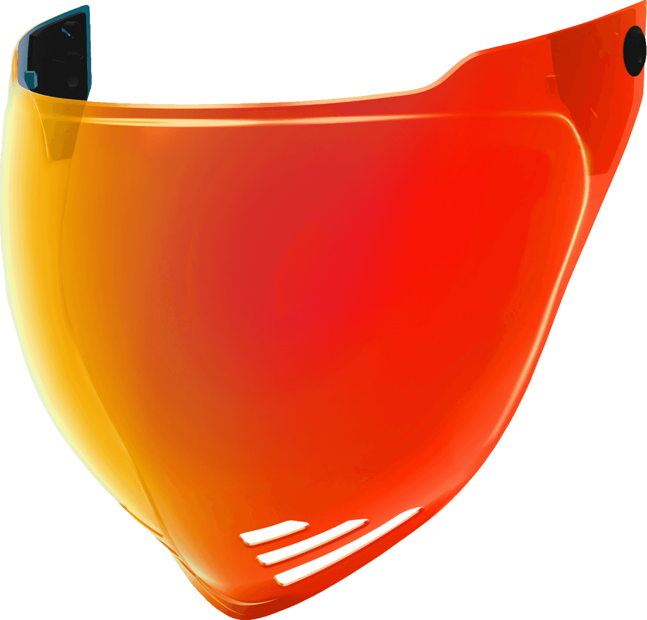 ICON 0130-1436 Domain™ Bubble Shield - Calypso Red