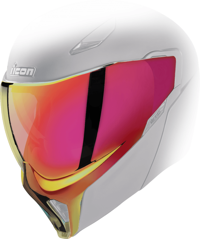 ICON 0130-1466 Threshold™ Shield - Calypso Red