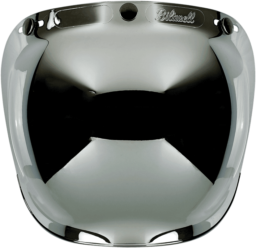 BILTWELL 0131-0115 Bubble Shield - Chrome Mirror — image 2 of 4