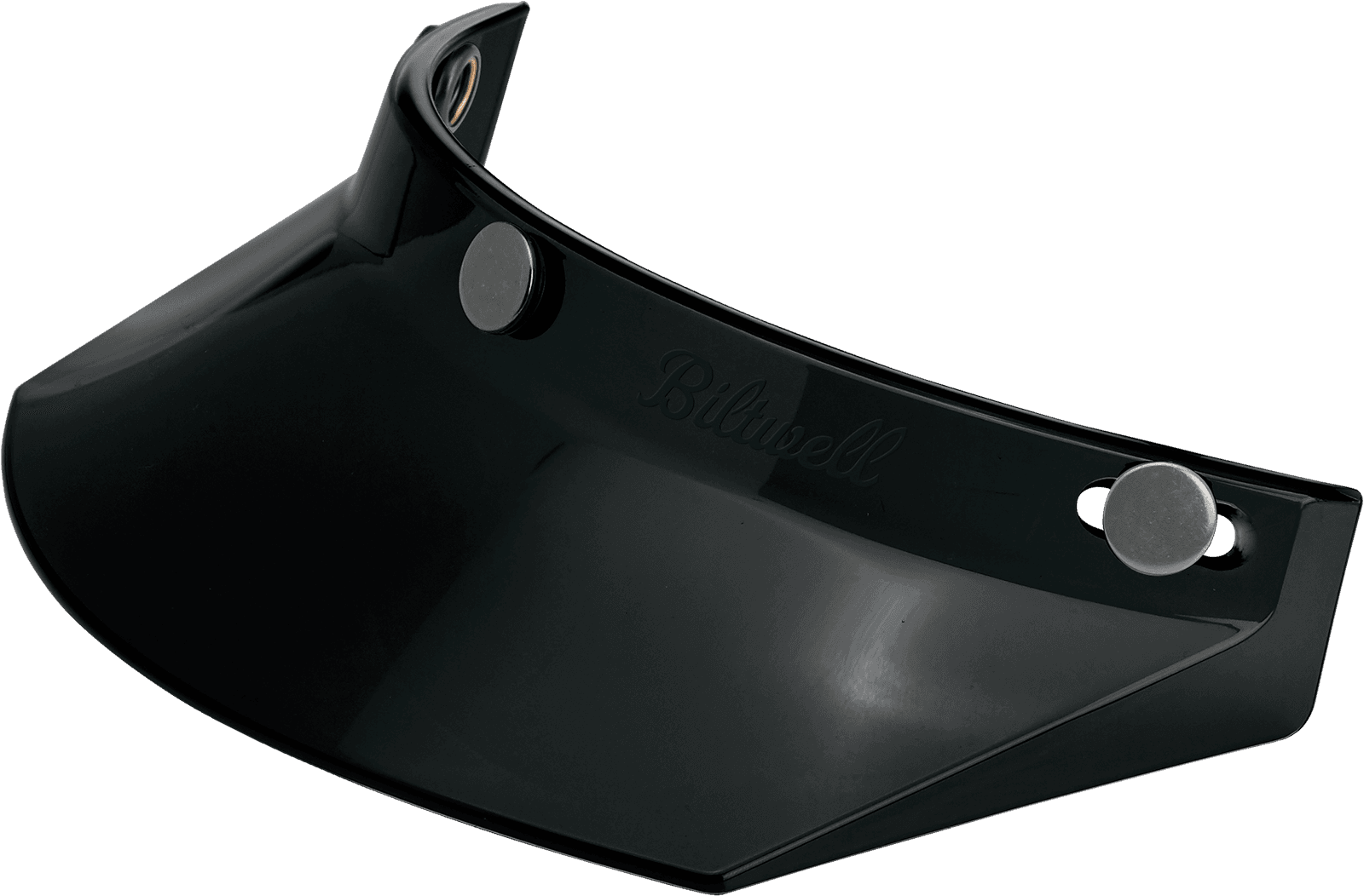 BILTWELL 0132-1009 Moto 3-Snap Visor - Black