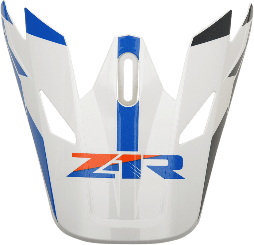 Z1R 0132-1085 Rise Visor Kit - Orange/Blue