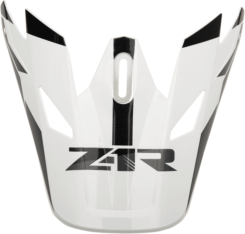 Z1R 0132-1088 Rise Visor Kit - White/Black