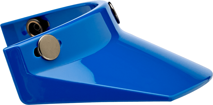 BILTWELL 0132-1138 Moto 3-Snap Visor - Blue — image 2 of 5