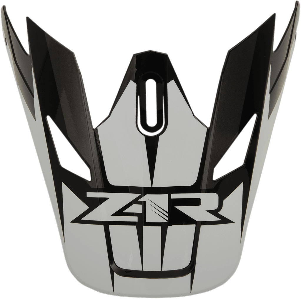 Z1R 0132-1245 Rise Visor Kit - Ascend - Black/White