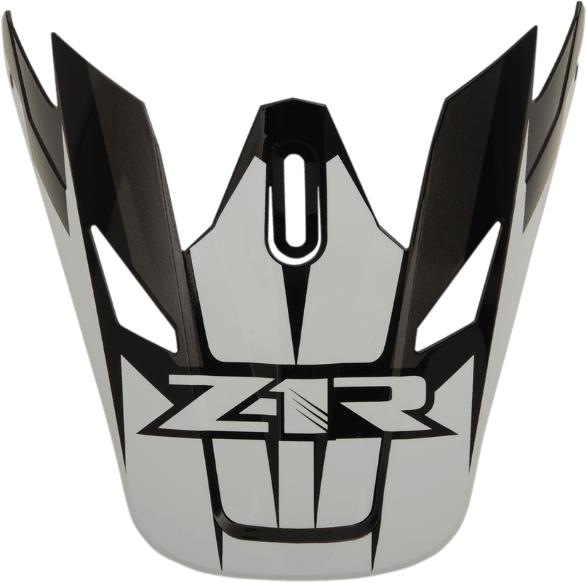 Z1R 0132-1245 Rise Visor Kit - Ascend - Black/White