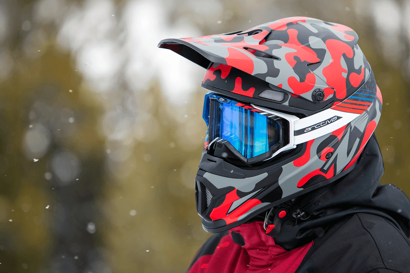 Z1R 0132-1335 Rise Visor Kit - Camo - Red — image 2 of 2