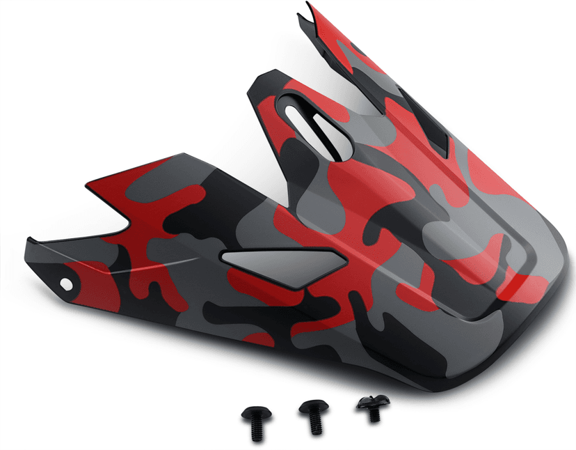 Z1R 0132-1335 Rise Visor Kit - Camo - Red — image 1 of 2