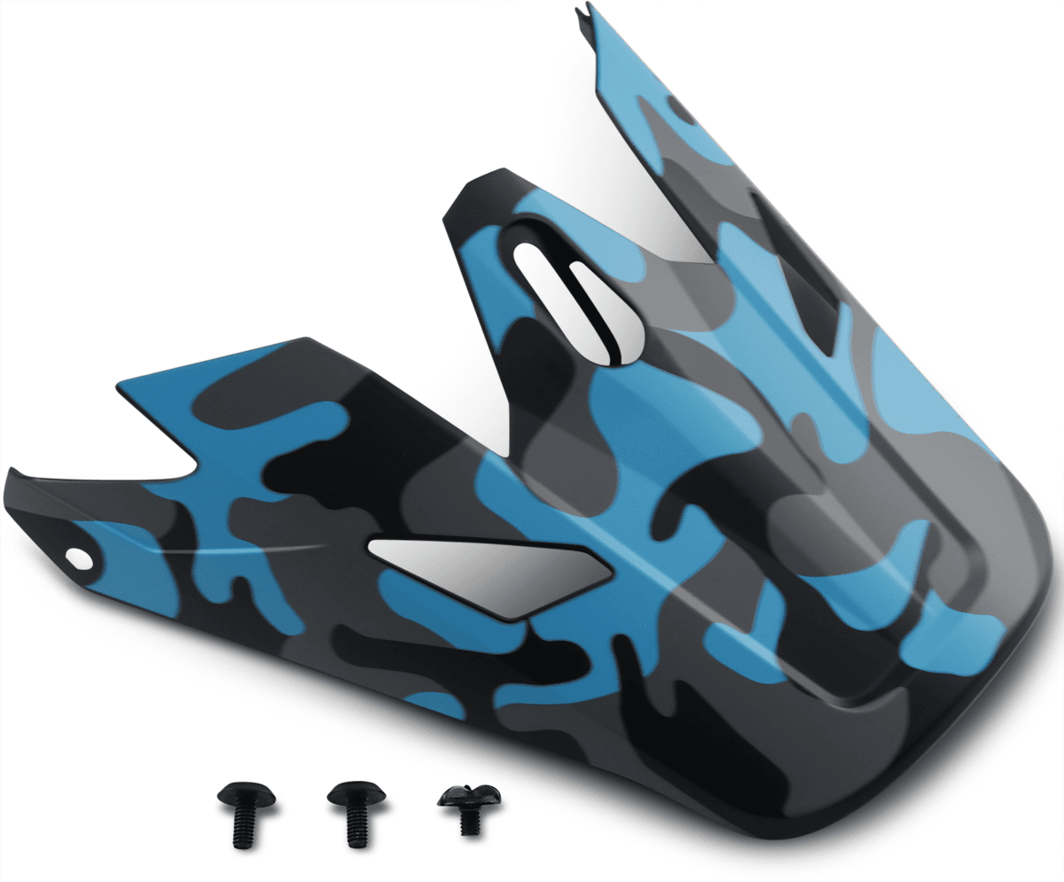 Z1R 0132-1336 Rise Visor Kit - Camo - Blue