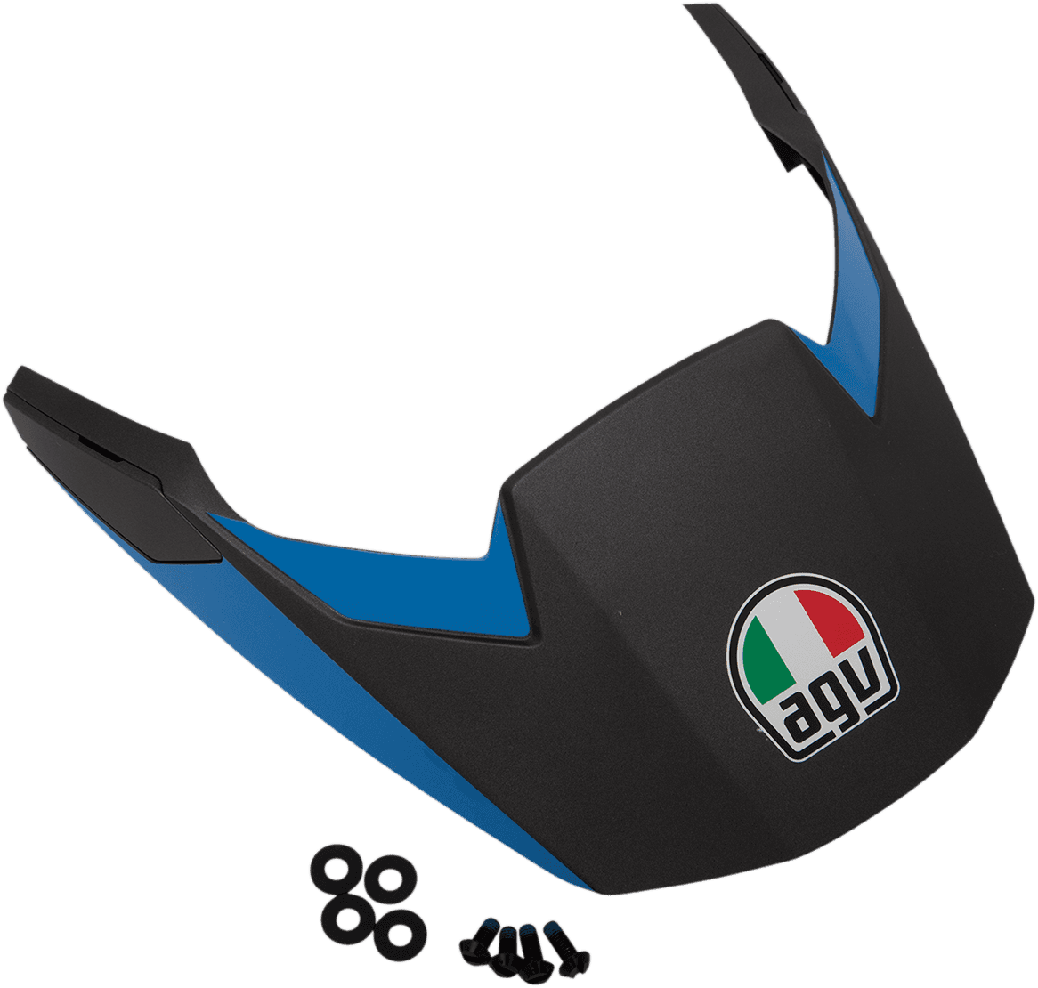 AGV 0132-1354 AX9 Peak - Matte Black/Cyan