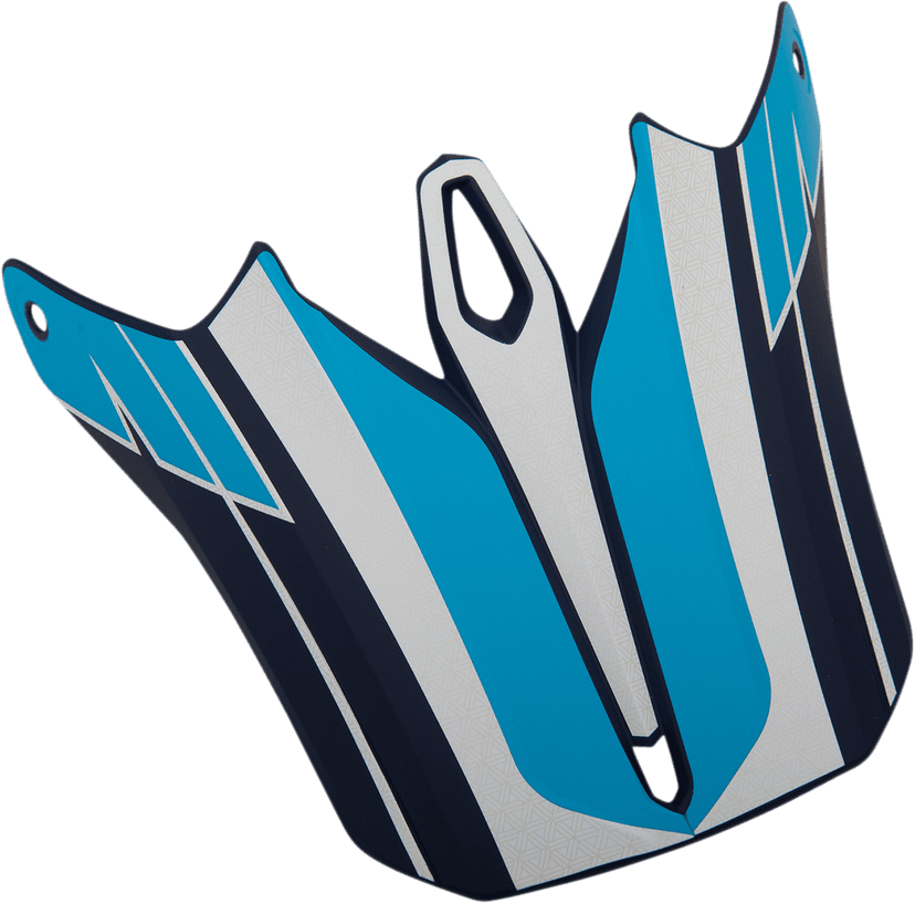 Z1R 0132-1359 F.I. Visor Kit - Hysteria - Blue/White
