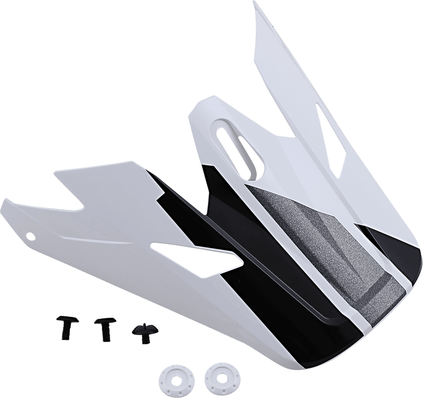 Z1R 0132-1396 Rise Visor - Evac - Gloss White/Black/Gray