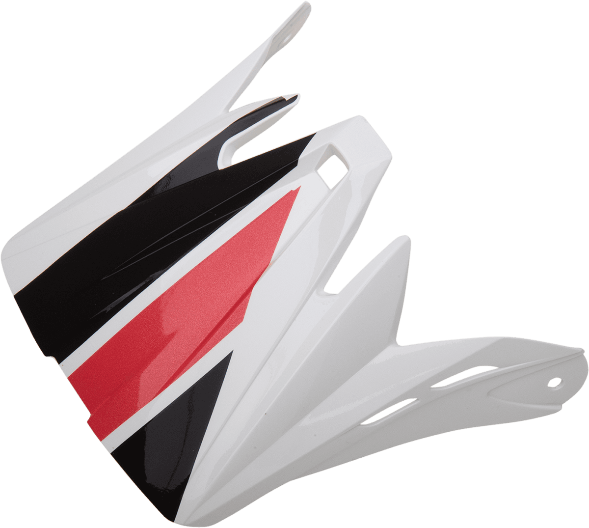 Z1R 0132-1407 Child Rise Visor Kit - Evac - Gloss White/Black/Red