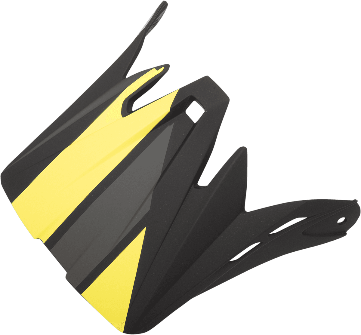 Z1R 0132-1408 Child Rise Visor Kit - Evac - Matte Black/Hi-Vis/Gray