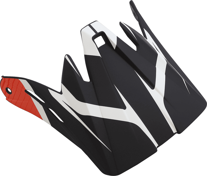 Z1R 0132-1484 Child Rise Visor Kit - Flame - Red