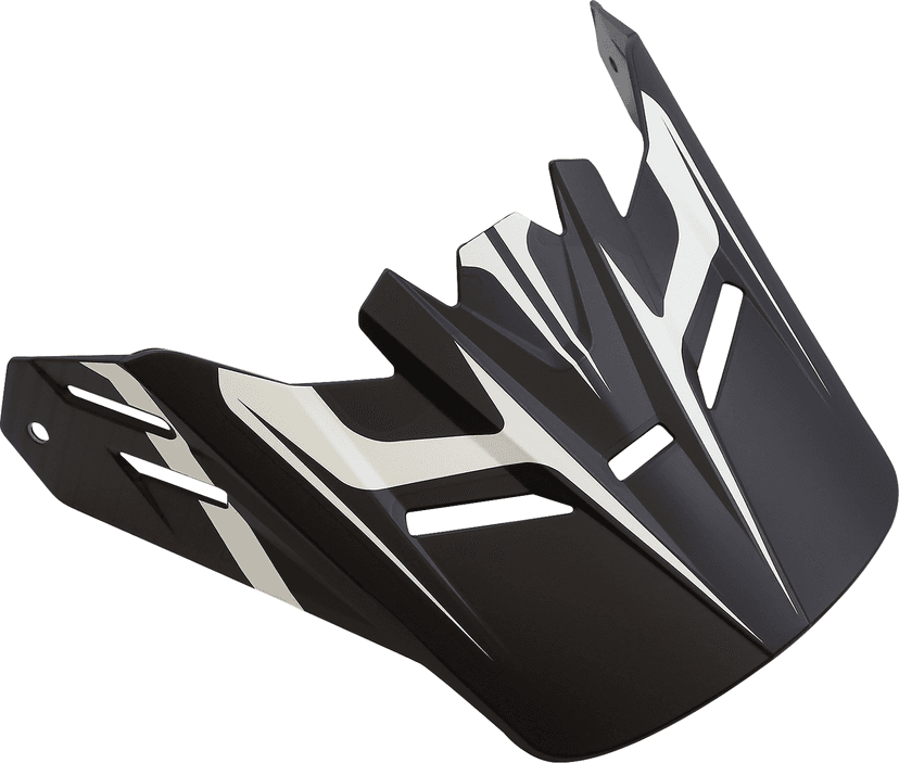 Z1R 0132-1487 Youth Rise Visor Kit - Flame - Black — image 1 of 2