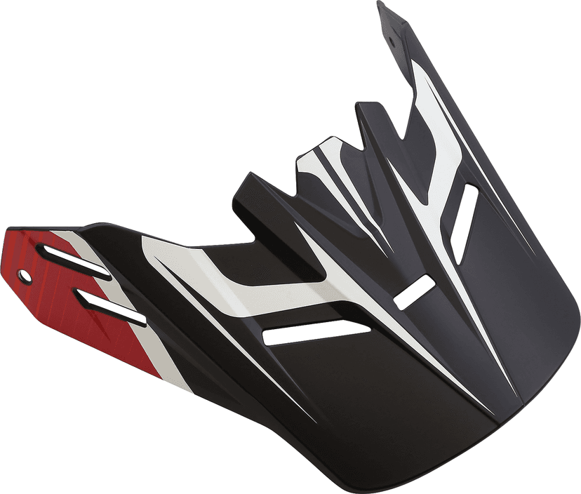 Z1R 0132-1489 Youth Rise Visor Kit - Flame - Red — image 1 of 2